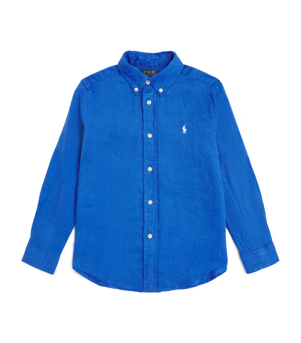 Linen Polo Pony Shirt (2-7 Years)