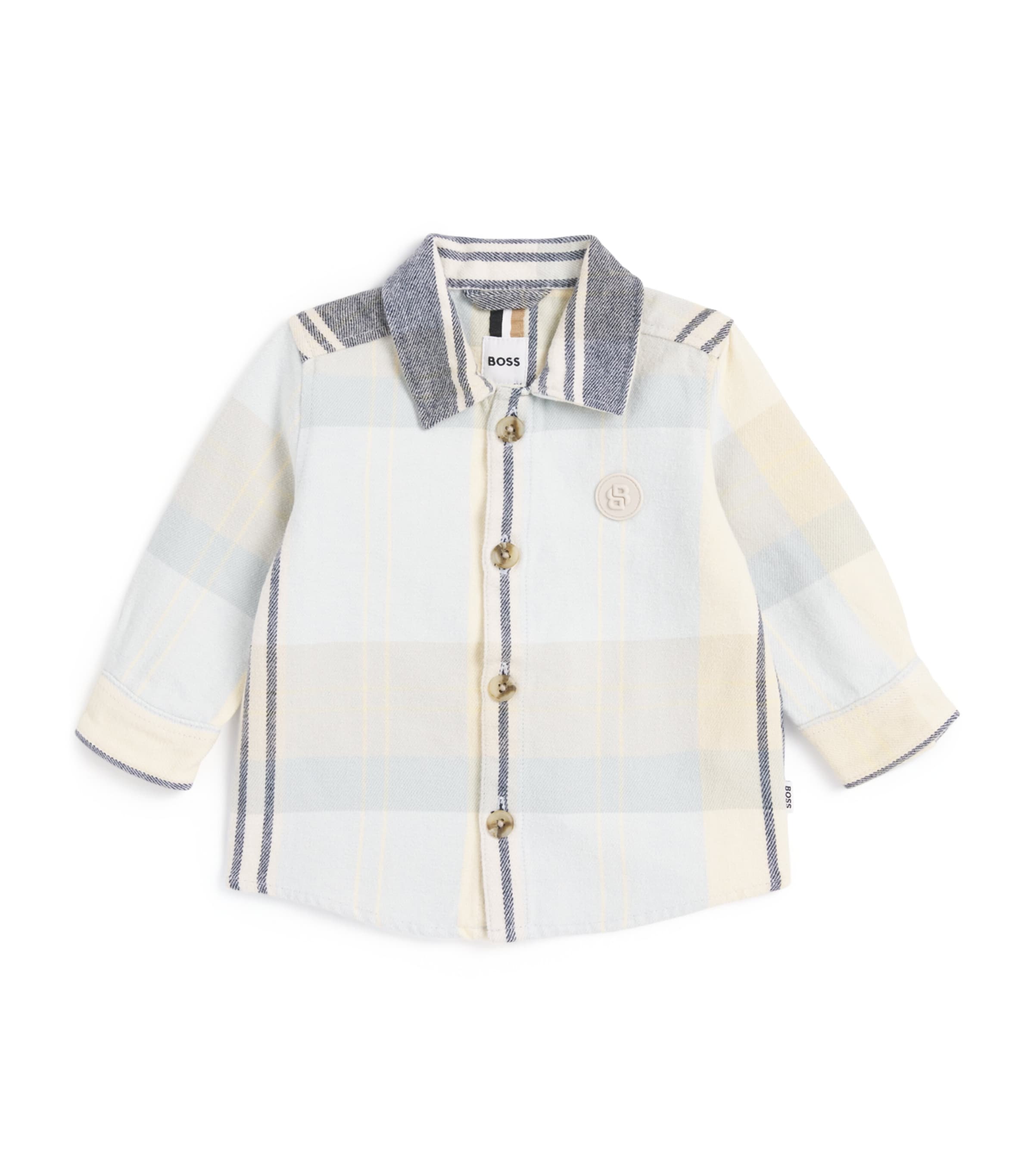 Cotton Check Print Shirt (3 Months-3 Years)