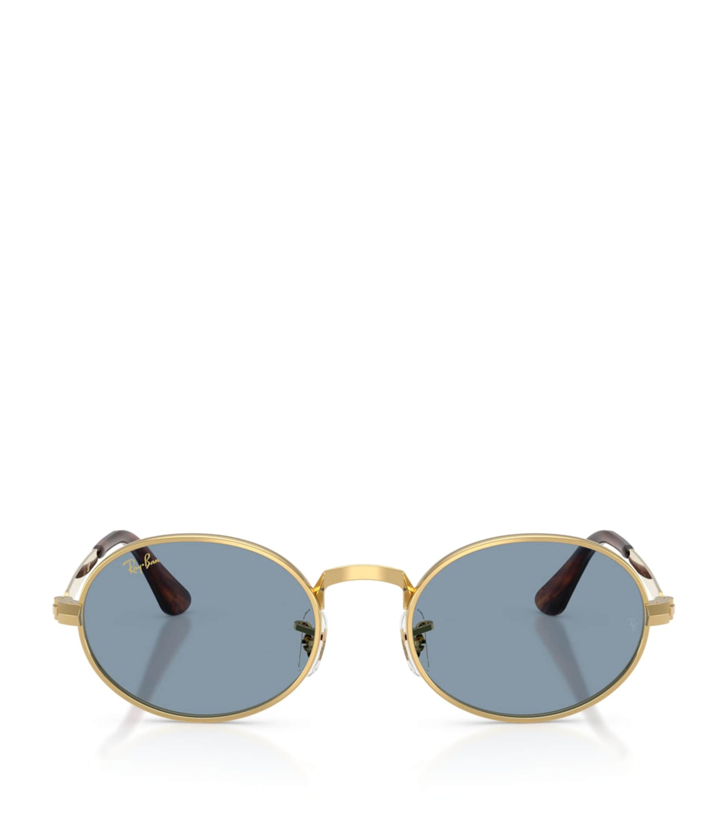 Ray-Ban By A$AP Rocky Oval Sunglasses Gold