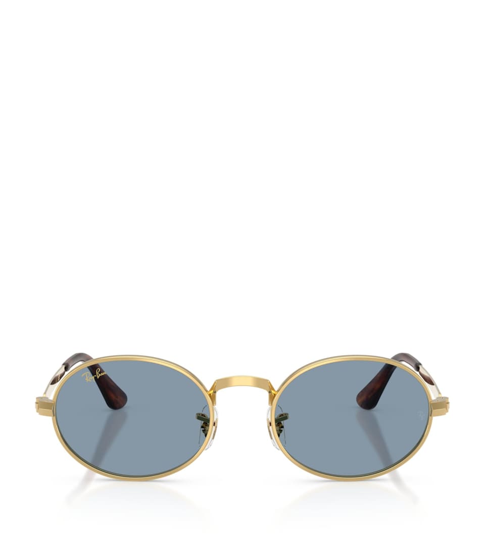 Ray-Ban By A$AP Rocky Oval Sunglasses Gold