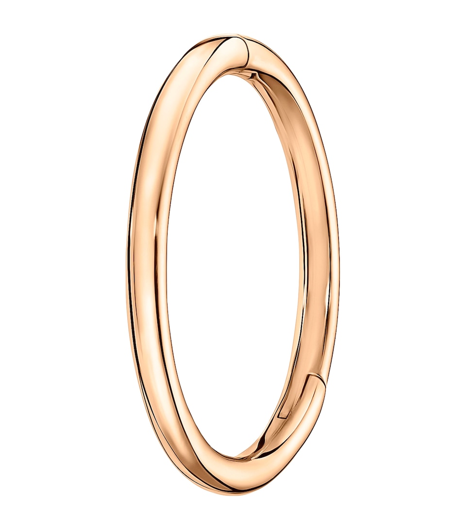 Gold Single Hoop Earring (9.5mm)