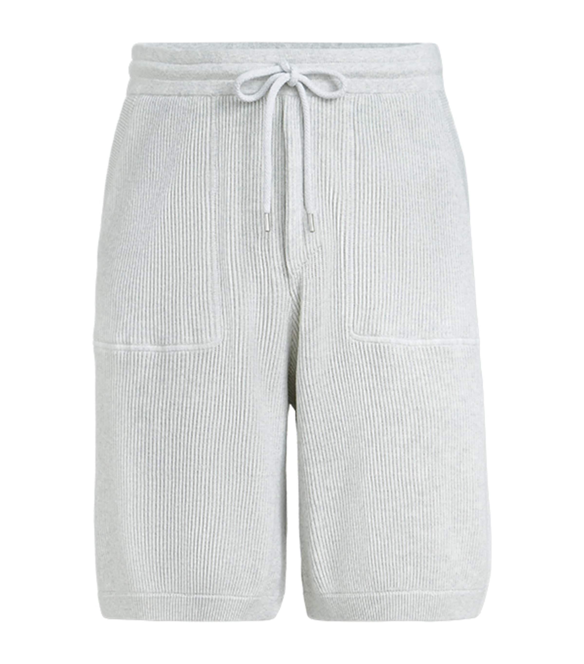 Linen Drawstring Bermuda Shorts