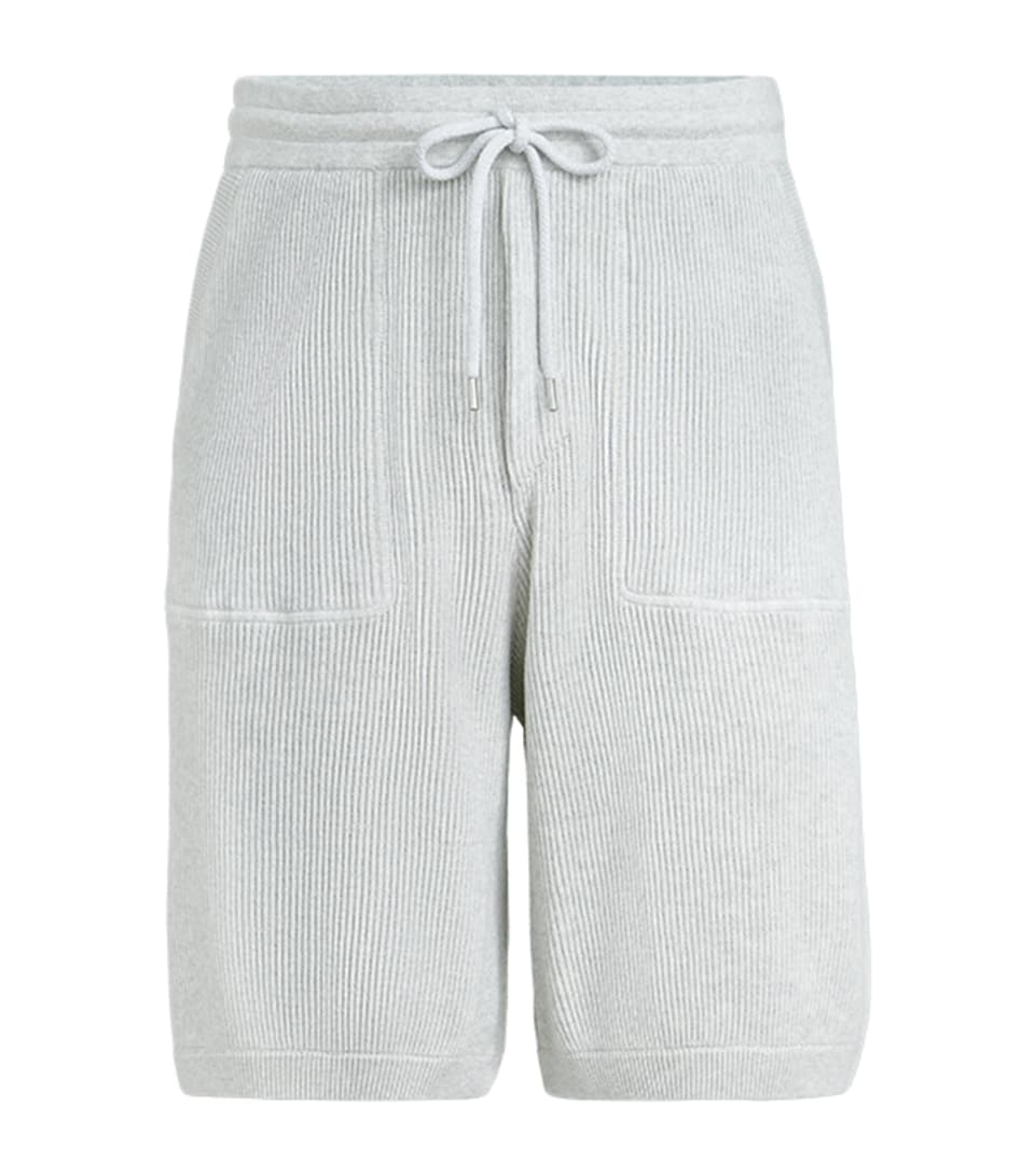 Linen Drawstring Bermuda Shorts
