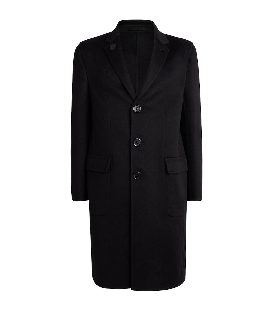 Cashmere-Blend Double-Face Coat