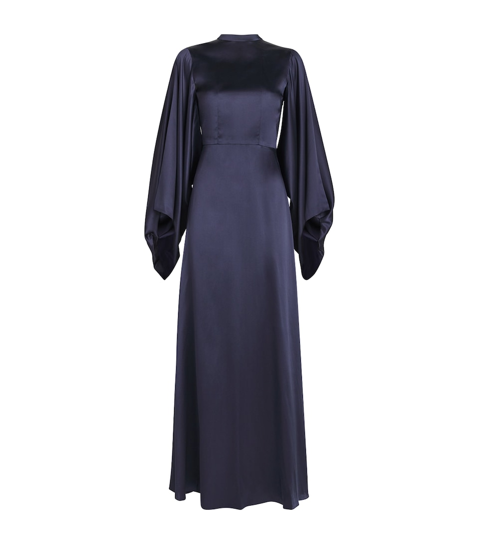 Silk-Crystal Cleo Gown