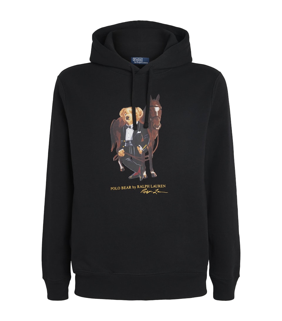 Cotton-Blend Polo Bear Hoodie