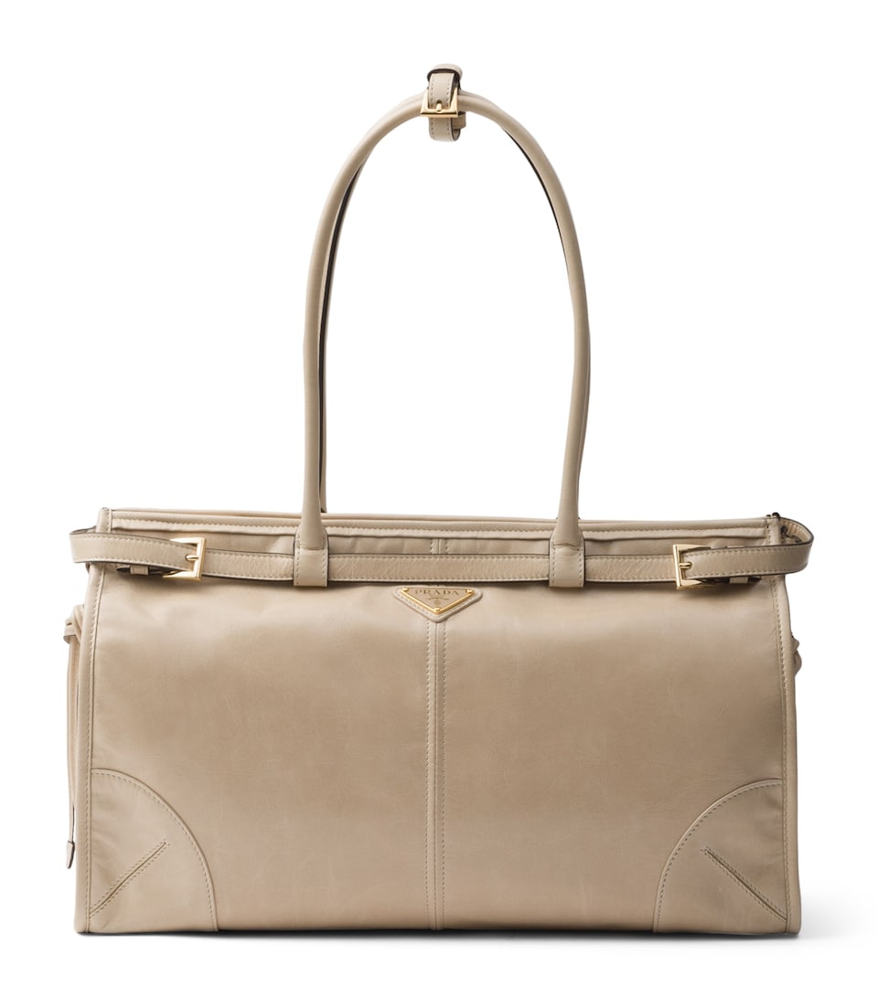 Large Leather Bonnie Shoulder Bag