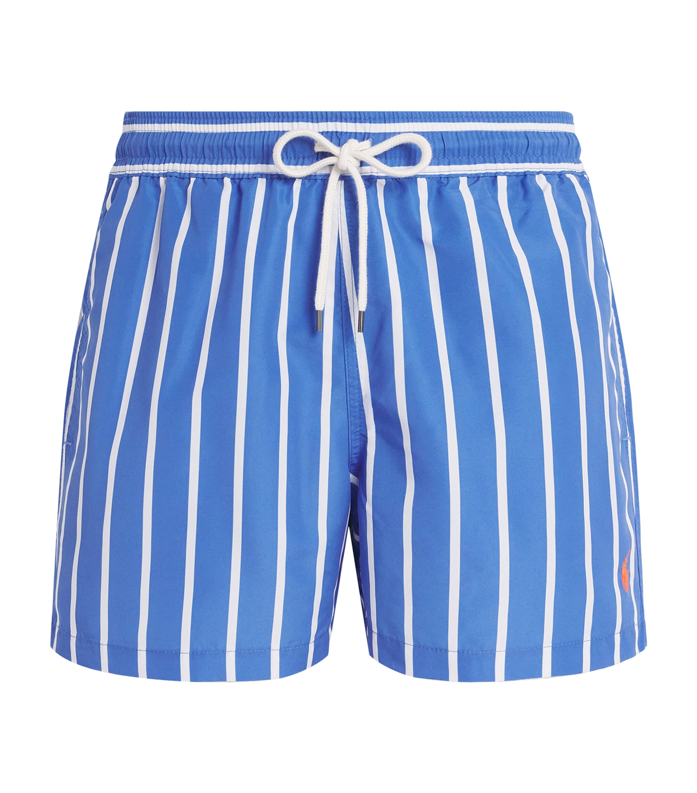 Polo Ralph Lauren Mens Stripe Traveller Swim Shorts Blue Vricl Wde Strpe