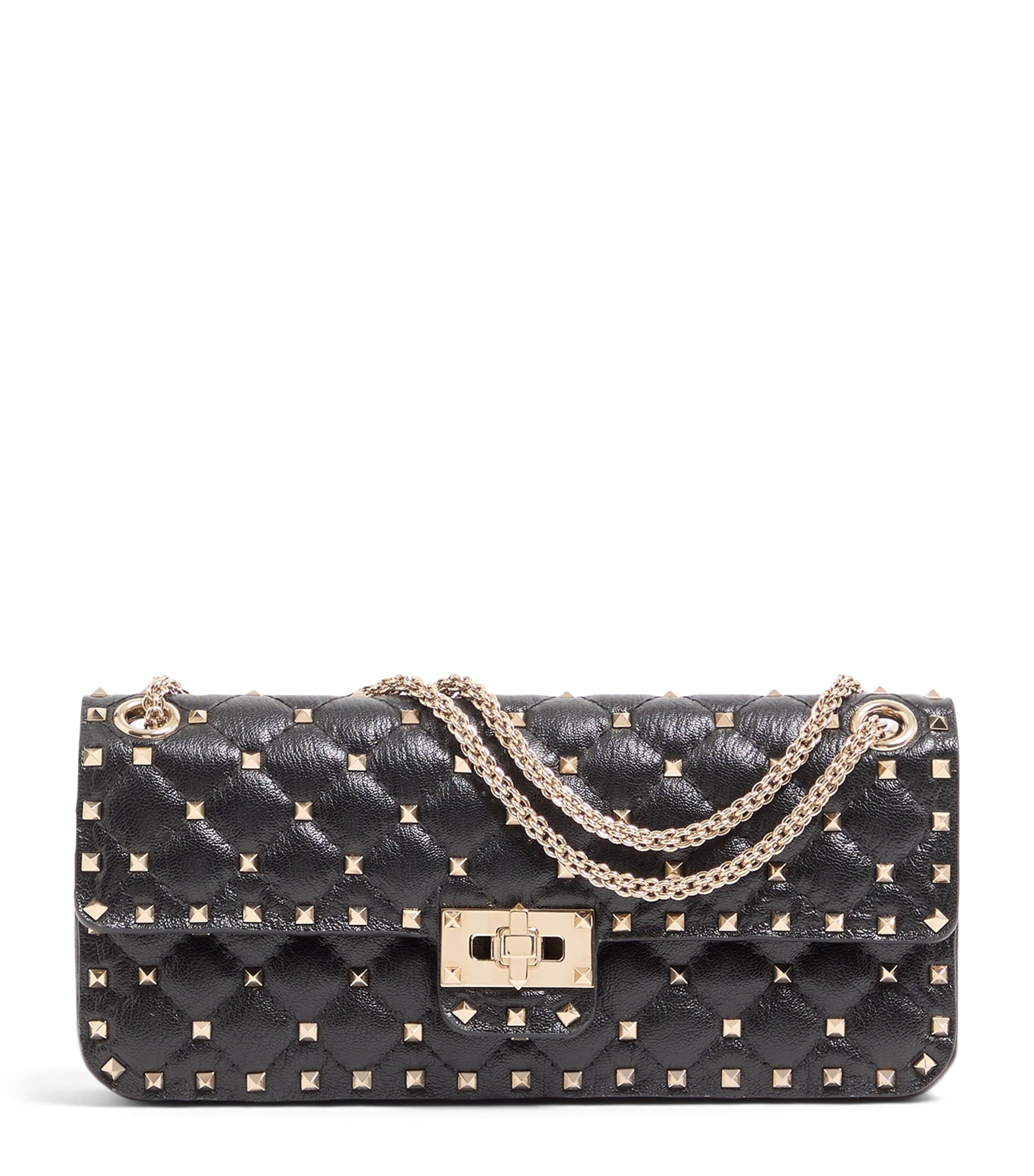 Valentino Garavani Medium Leather Rockstud Spike Shoulder Bag