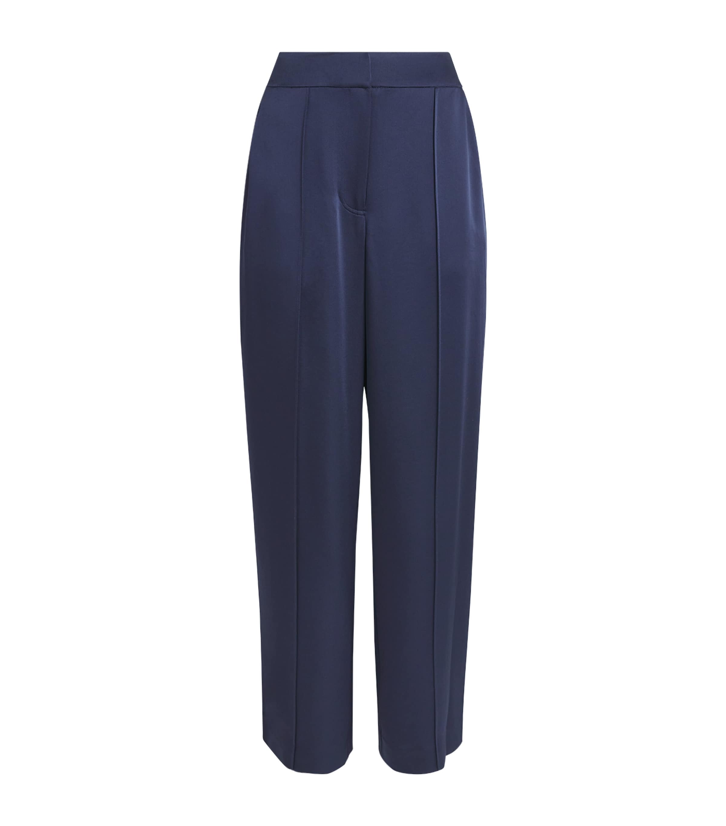Simkhai Womens Satin Kyra Trousers Midnight
