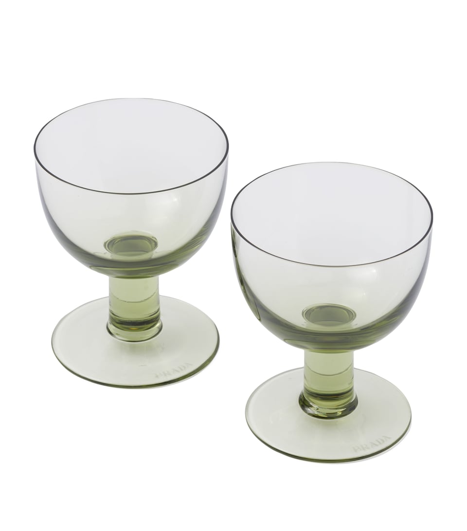 Prada Plinth Water Glasses (Set of 2)
