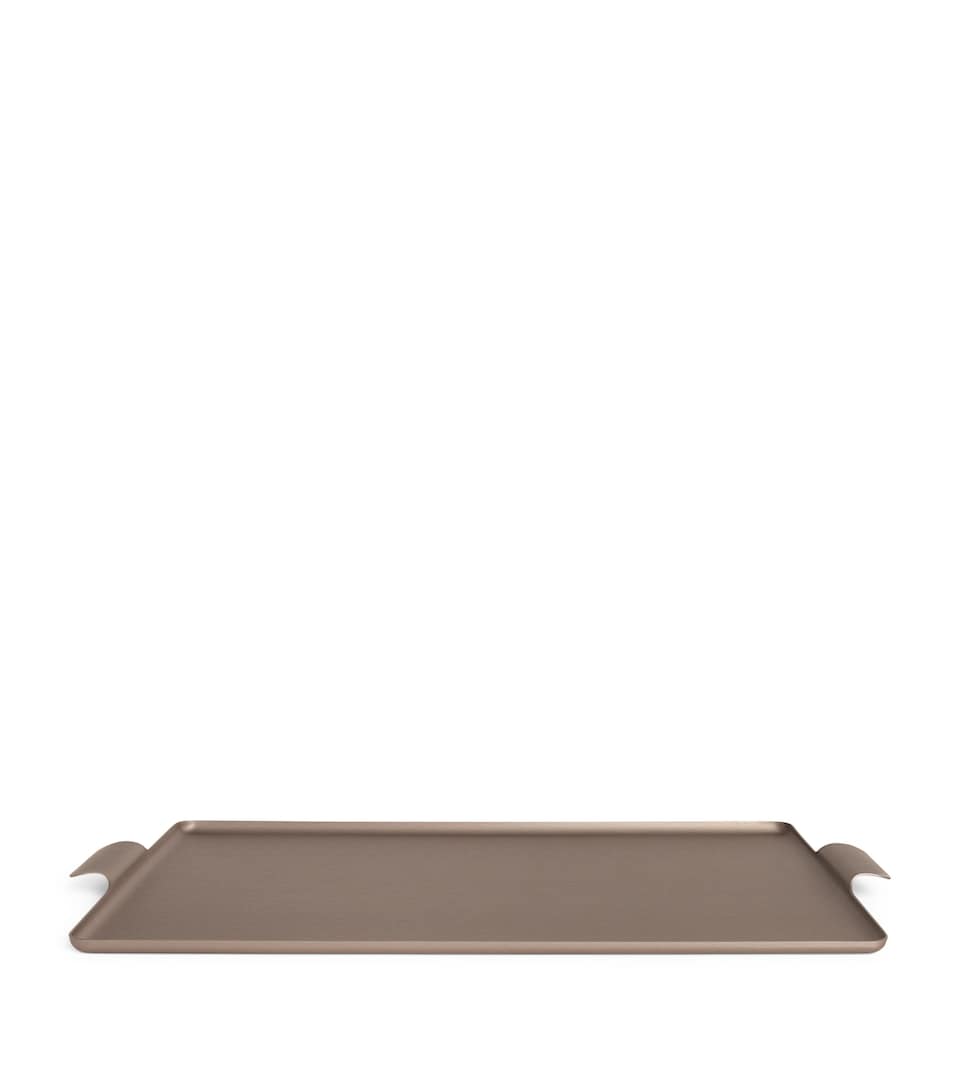 Kaymet Pressed Serving Tray (32.5cm x 47cm) Mocha