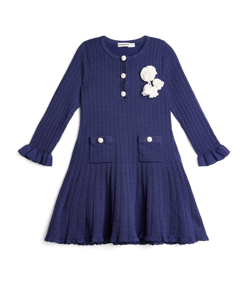 Pointelle Knitted Dress (3-12 Years)