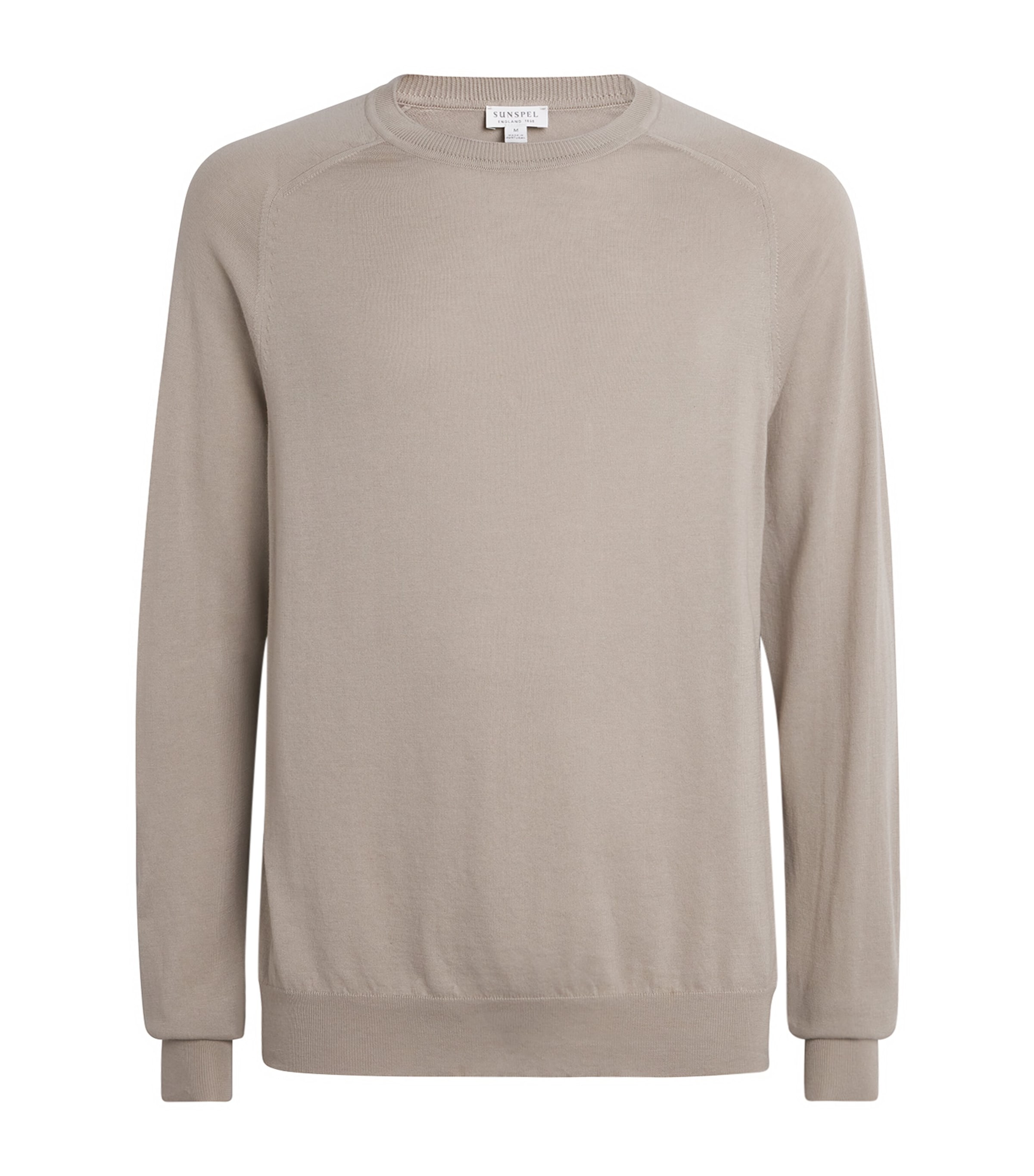 Sunspel Mens Sea Island Cotton-Cashmere Sweater