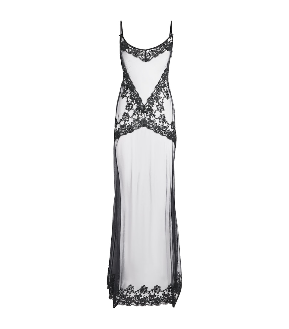 Lace Maxi Slip Dress