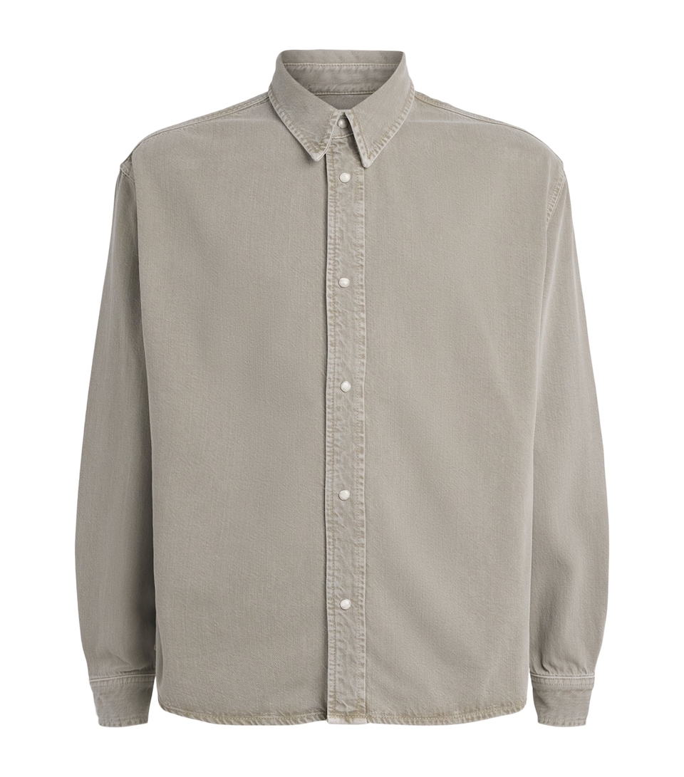 FRAME Mens Cotton-Blend Overshirt Smcl