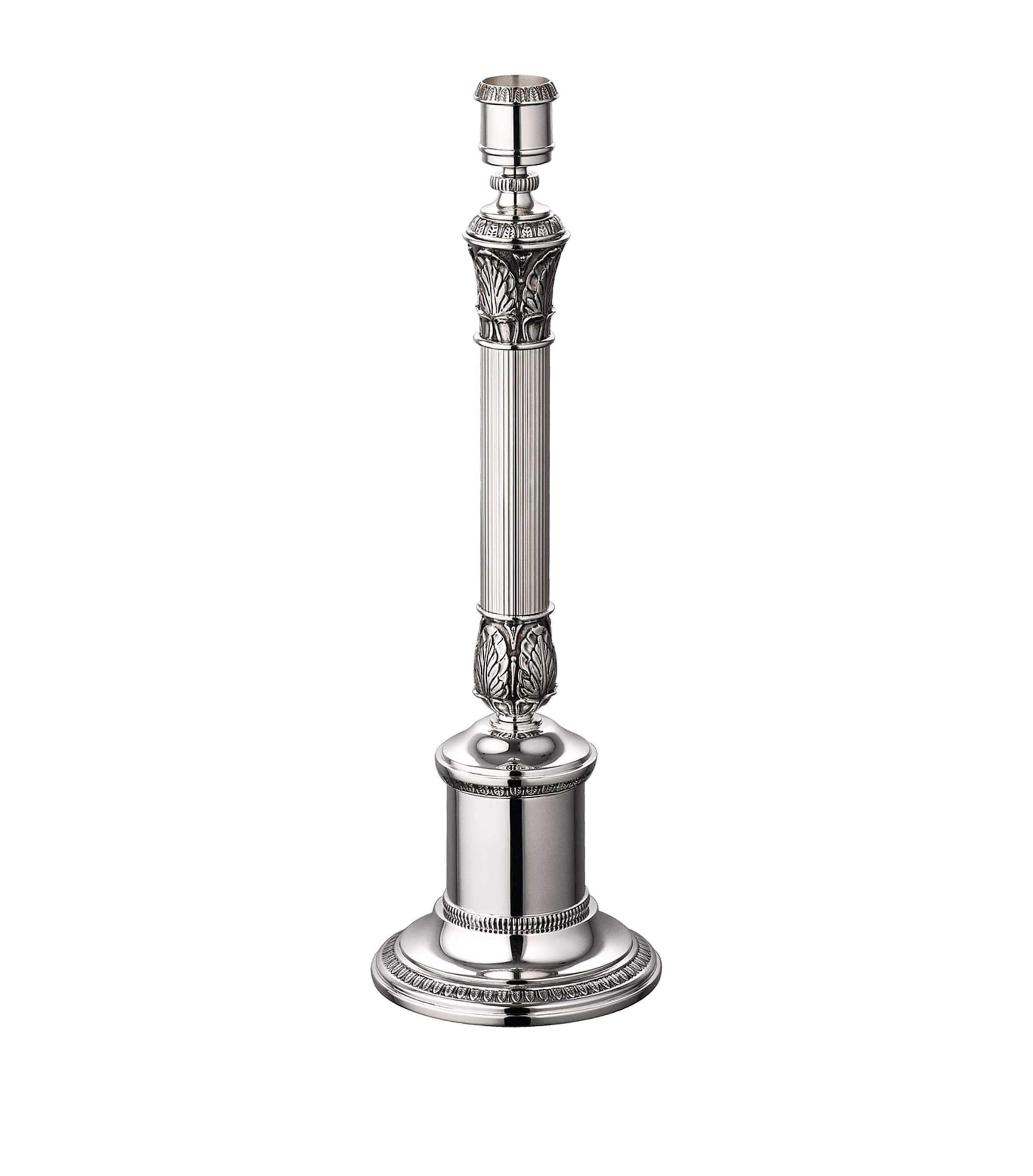 Christofle Silver-Plated Malmaison Candlestick Silver