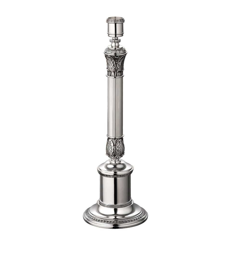 Christofle Silver-Plated Malmaison Candlestick Silver