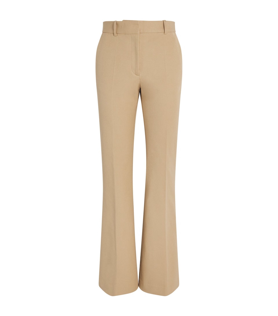 Stretch-Gabardine Tafira Flared Trousers