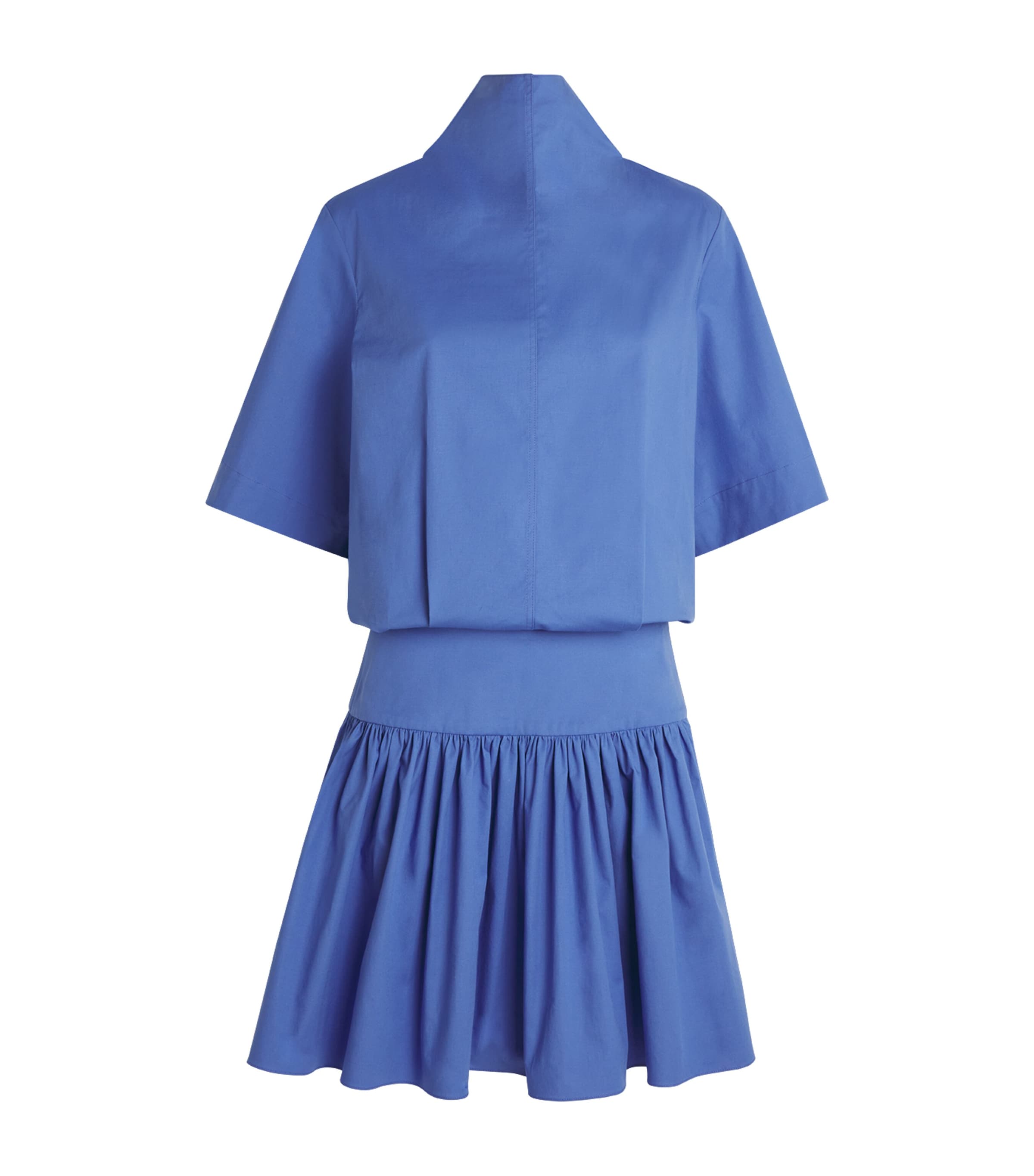 Brandon Maxwell Womens The Florence Mini Dress French Blue