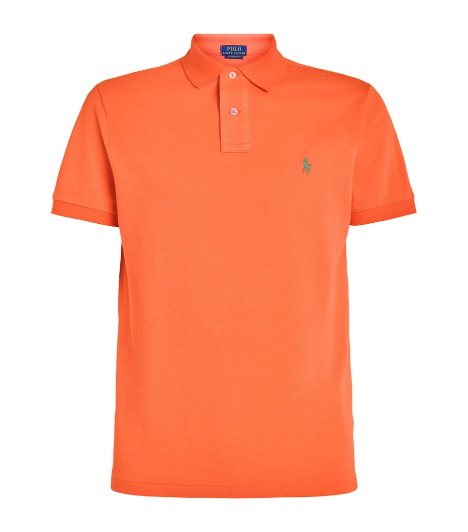 Polo Ralph Lauren Mens Cotton Mesh Custom-Fit Polo Shirt Pompano