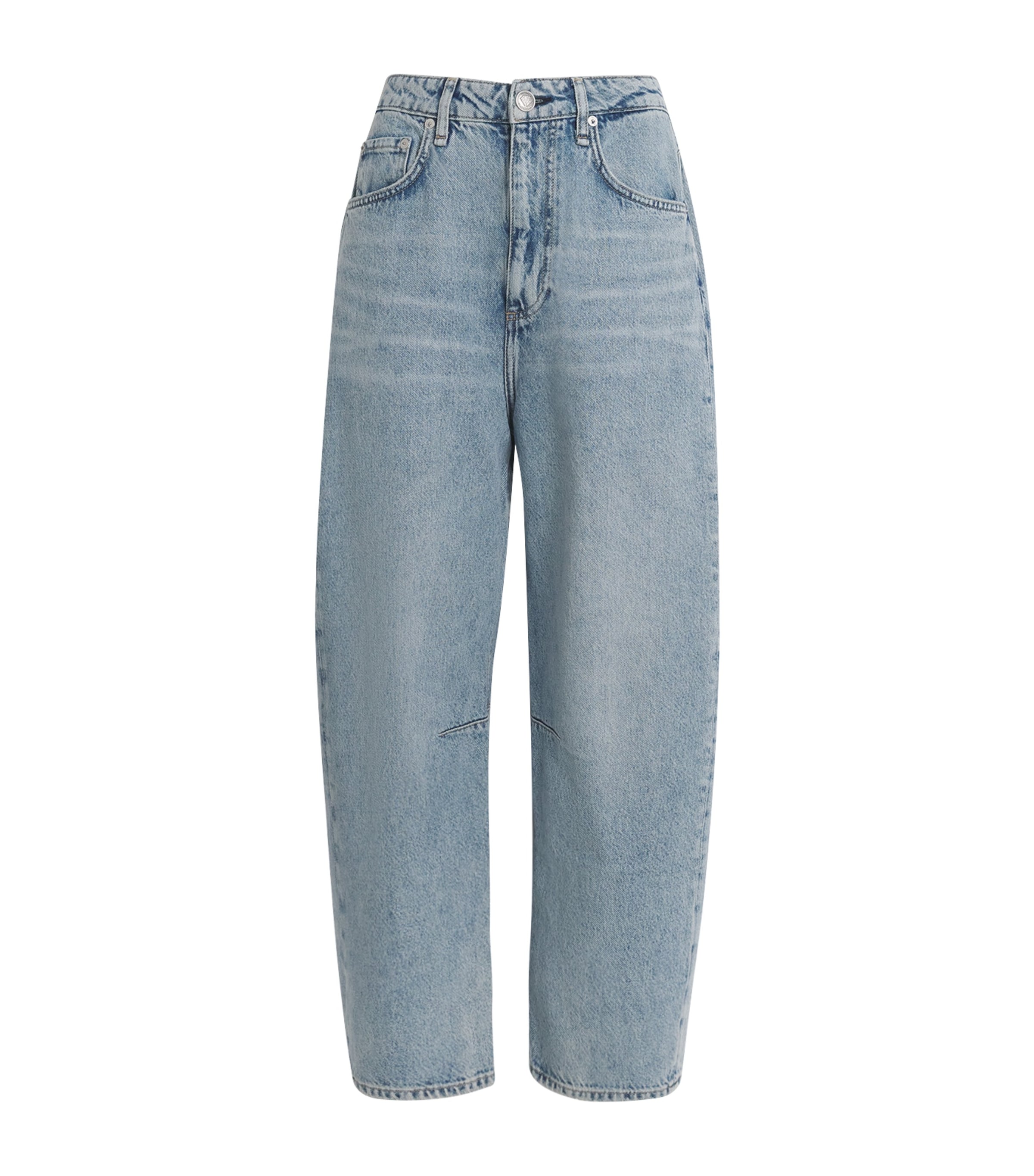 ◆BADBLOOD◆ Charlie Barrel Jeans Light Blue rag & bone Charlie High Waist Crop Barrel Jeans | Nordstromrack