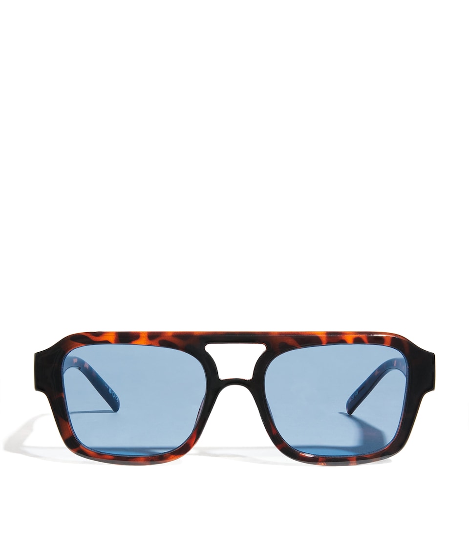 Le Specs Subzero Aviator Sunglasses Brn