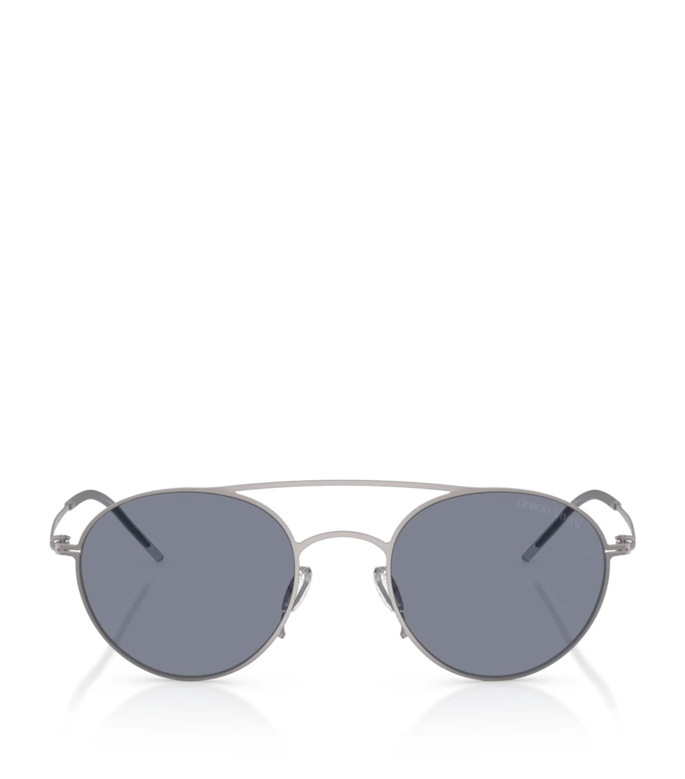 Giorgio Armani Metal Round Sunglasses