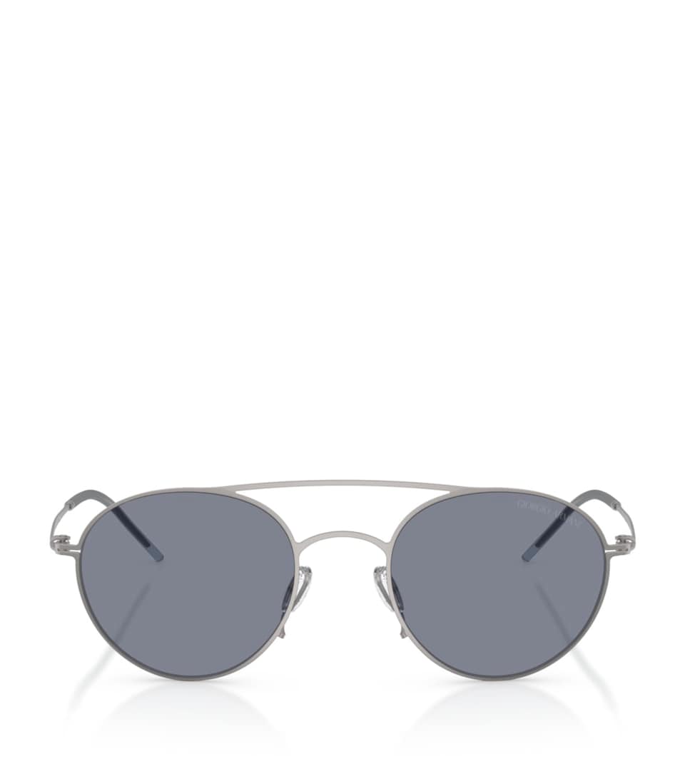 Giorgio Armani Metal Round Sunglasses