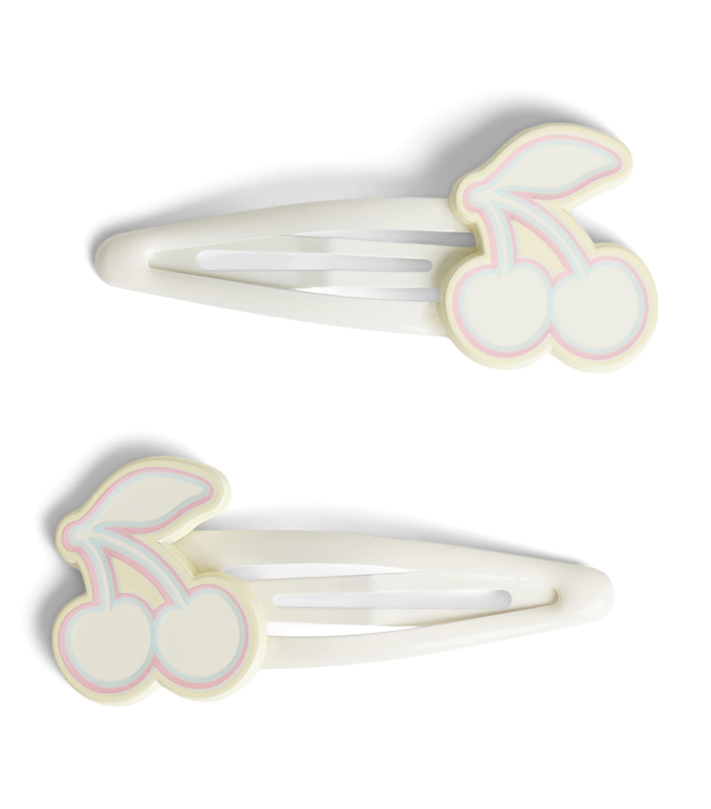 Bonpoint Cherry Hair Clips (Set of 2) Ivoire