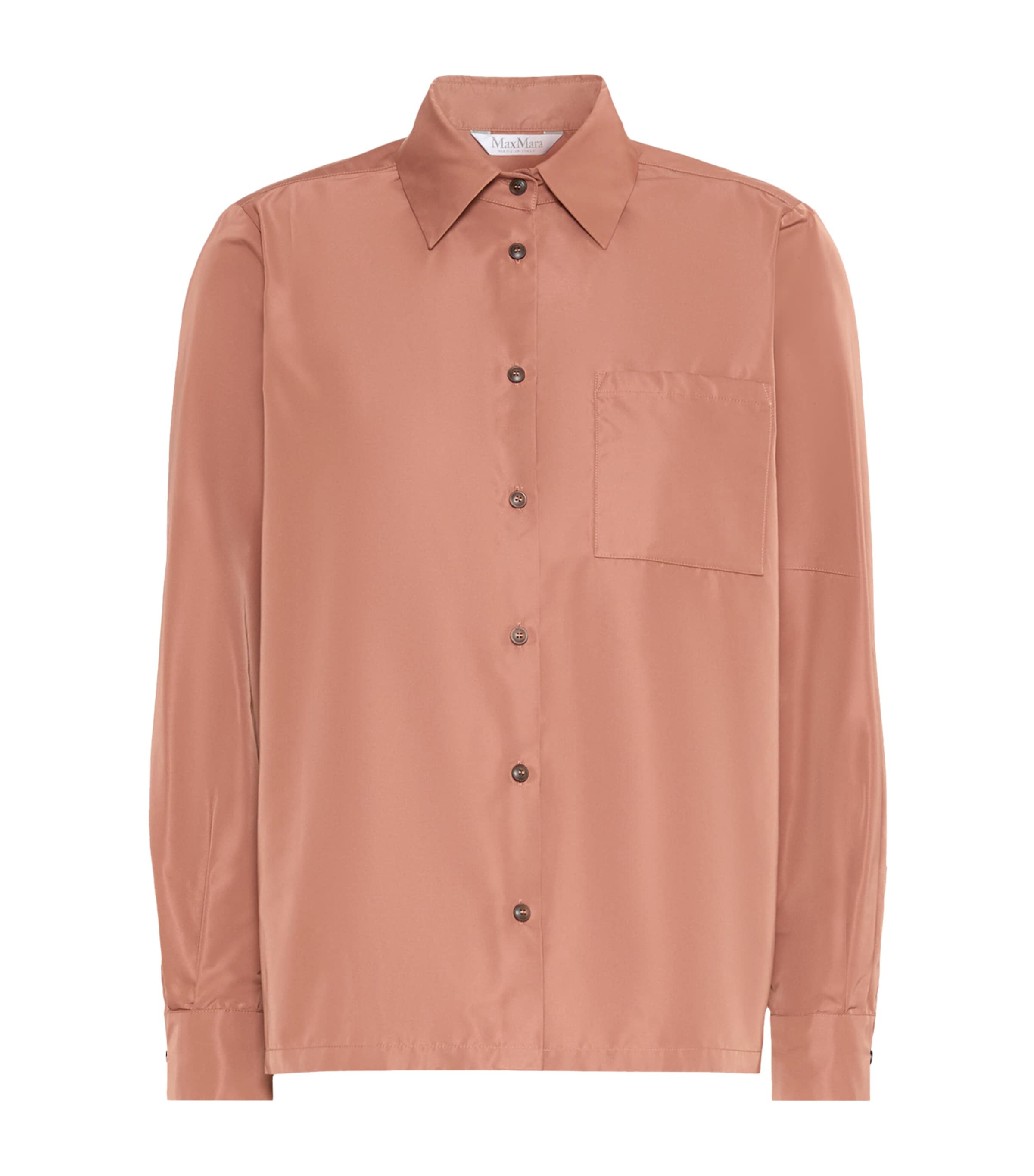 Max Mara Womens Long-Sleeve Shirt Antique Rose