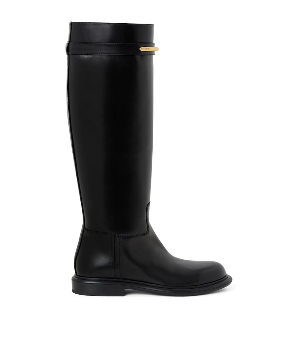 Givenchy Leather Knee-High Riding Boots