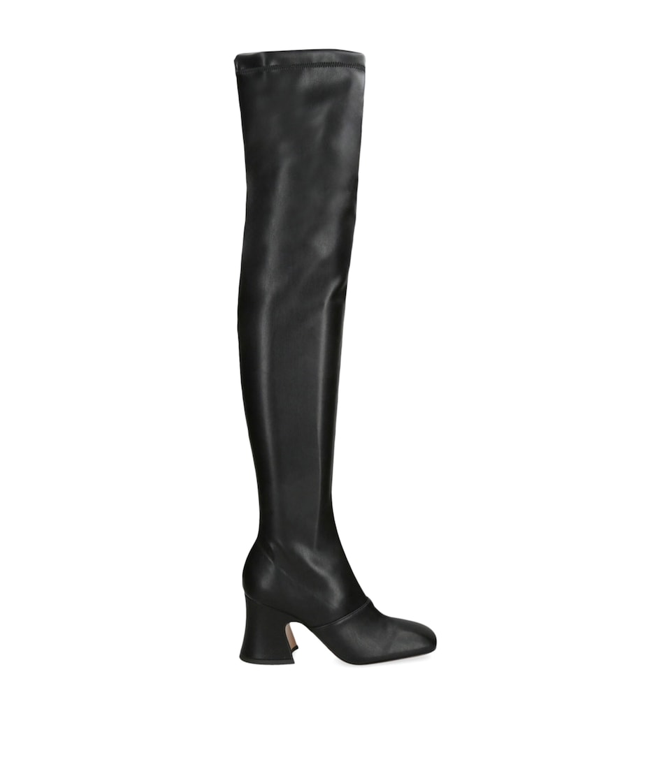 Leather Janis Over-The-Knee Boots 85