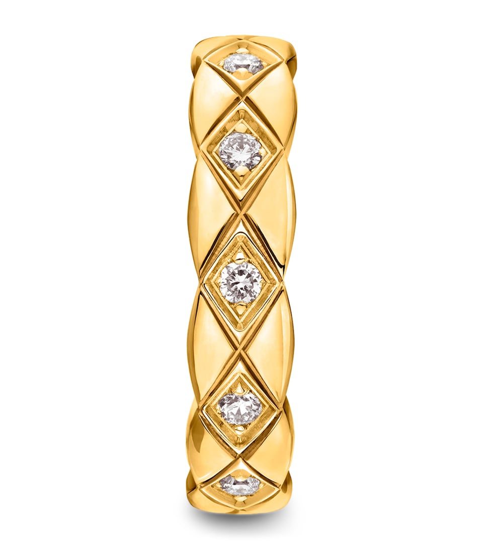 Yellow Gold and Diamond Coco Crush Single Earring