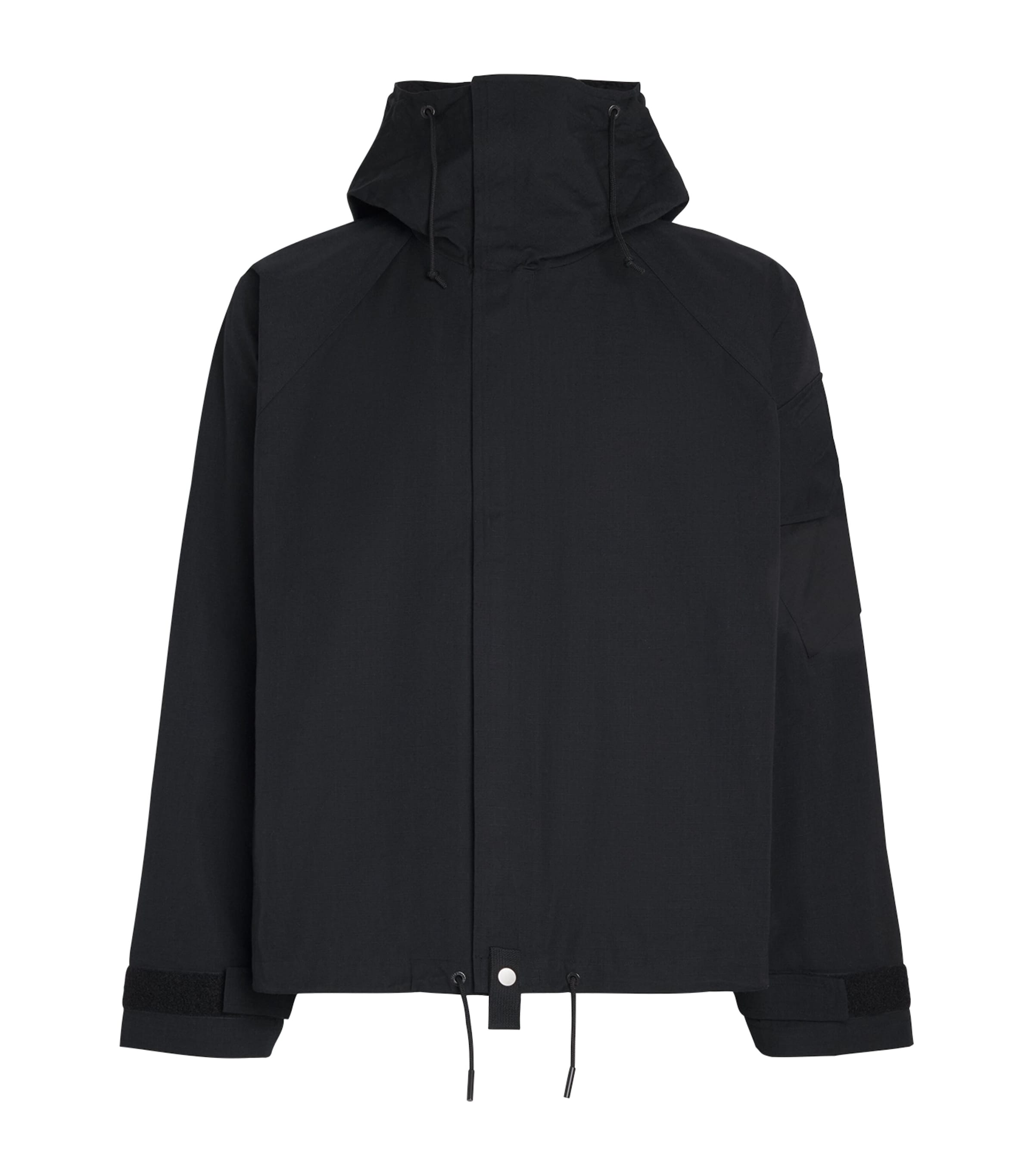 COLE BUXTON Mens Cotton Windbreaker Black
