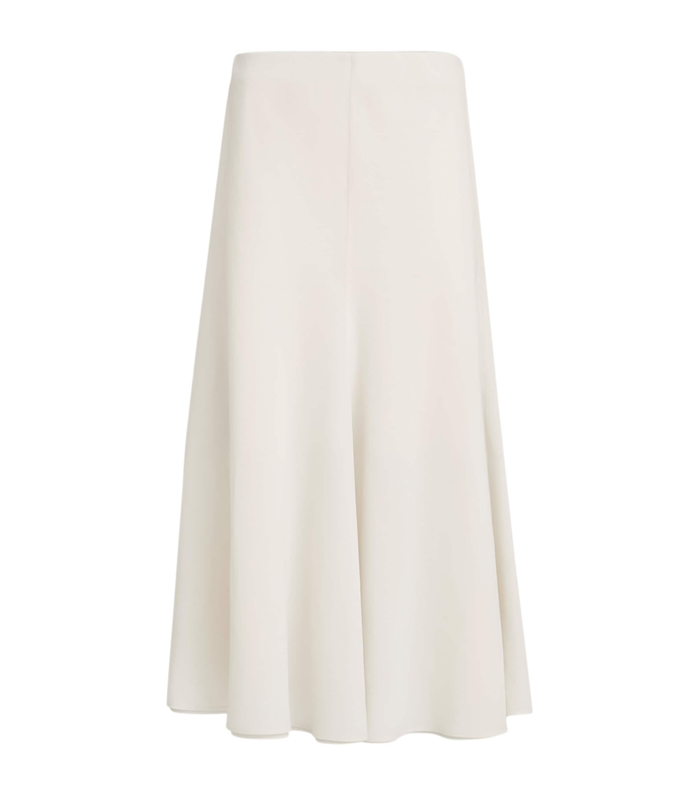 Brunello Cucinelli Womens Cotton Organza Midi Skirt