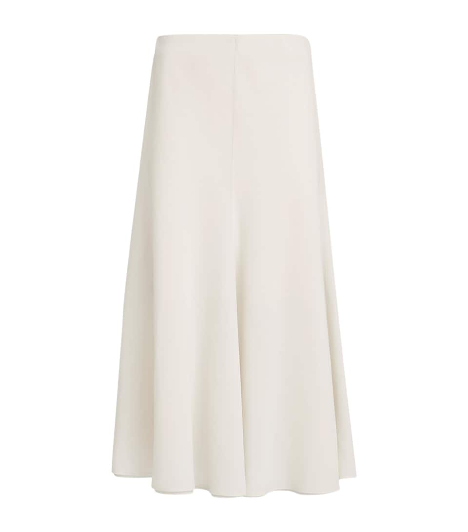 Brunello Cucinelli Womens Cotton Organza Midi Skirt