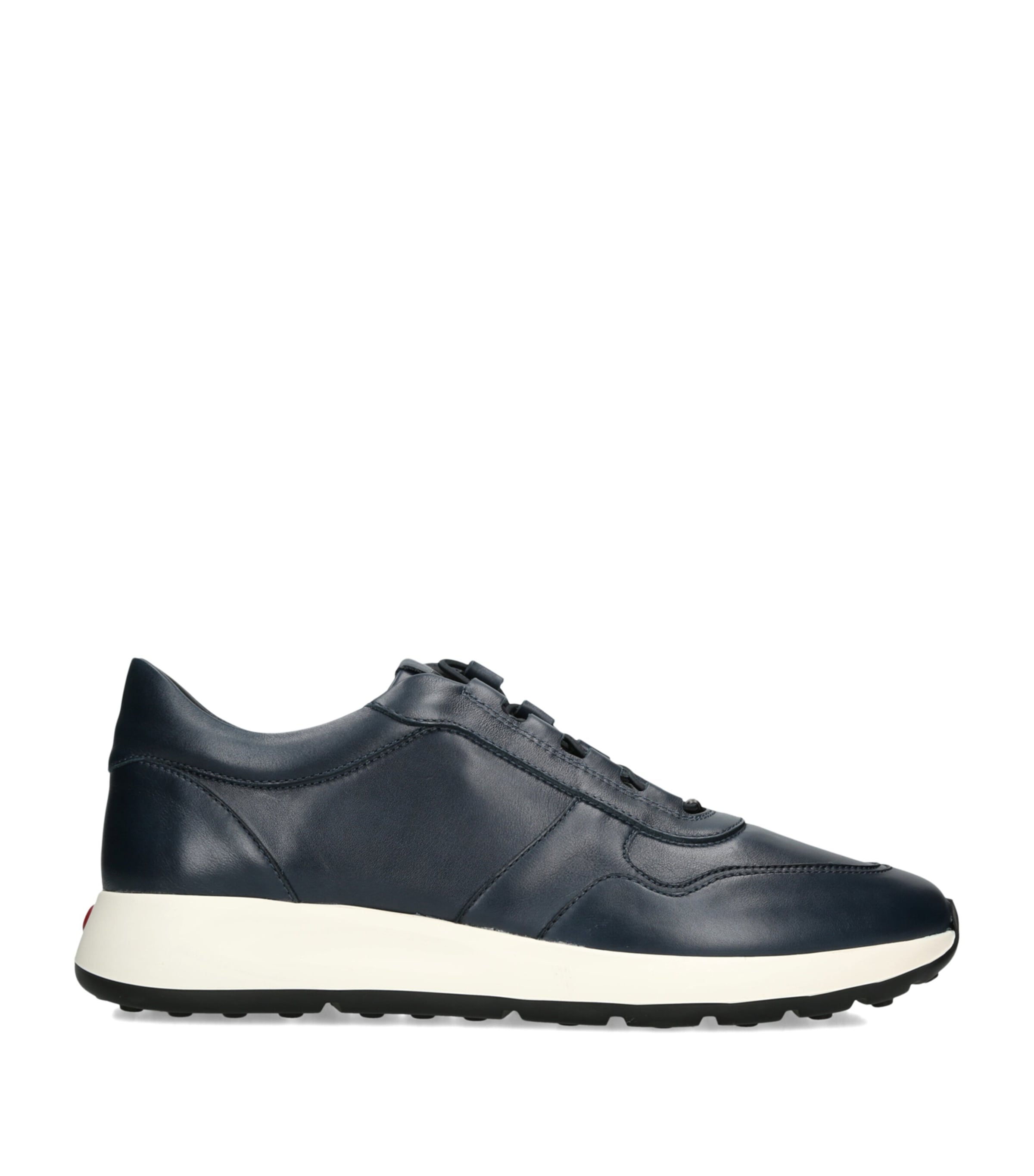 Tod's Leather Allacciato 79k Sneakers Navy