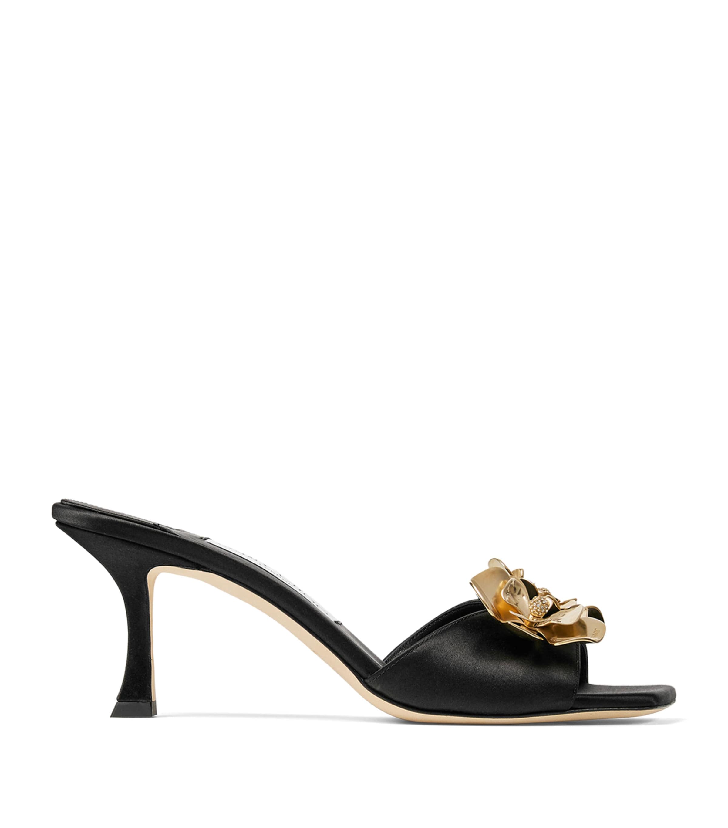 Jimmy Choo Skye 70 Heeled Mules Black/metal Mix