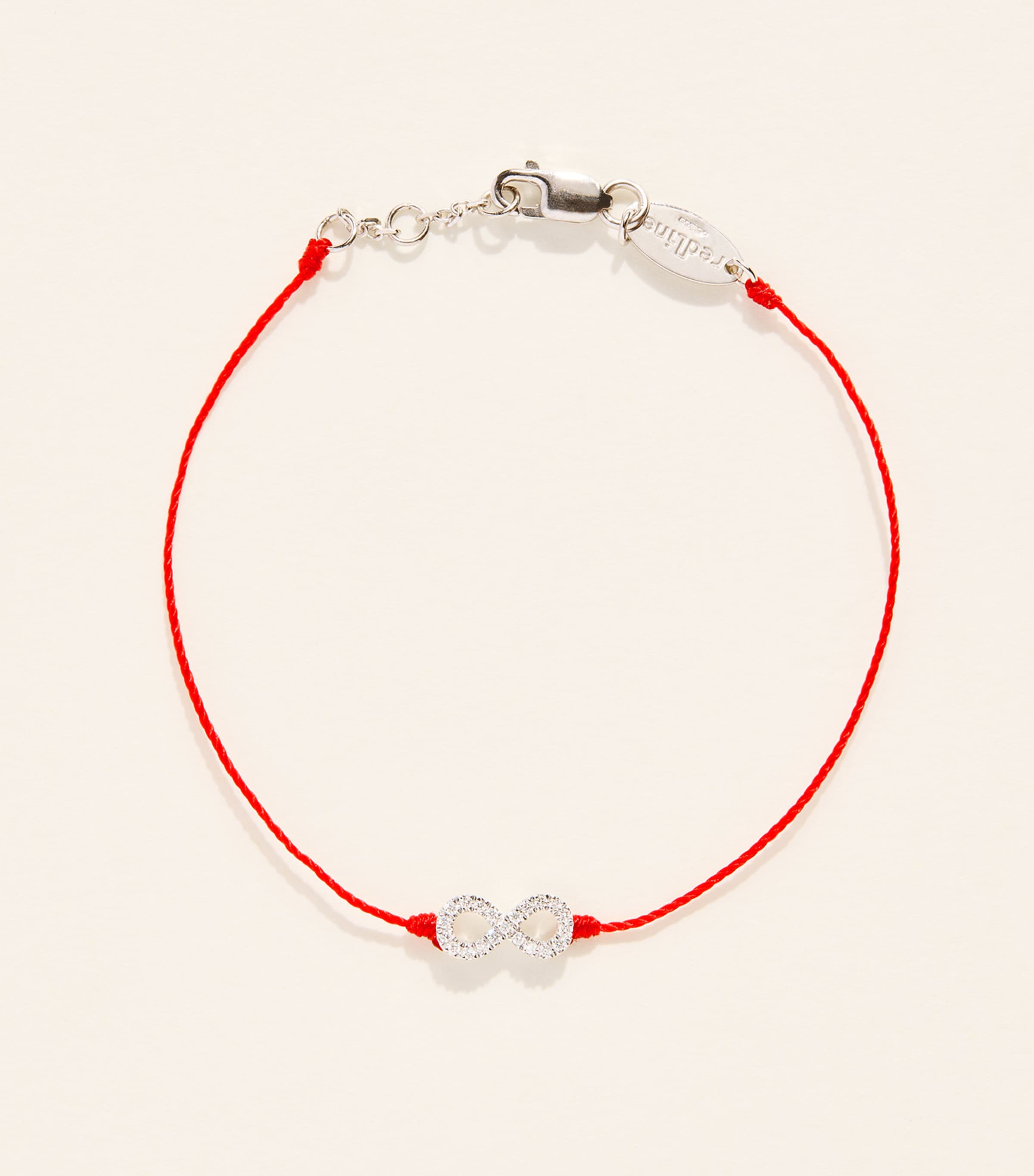 Redline White Gold and Diamond Elyseum Bracelet Red