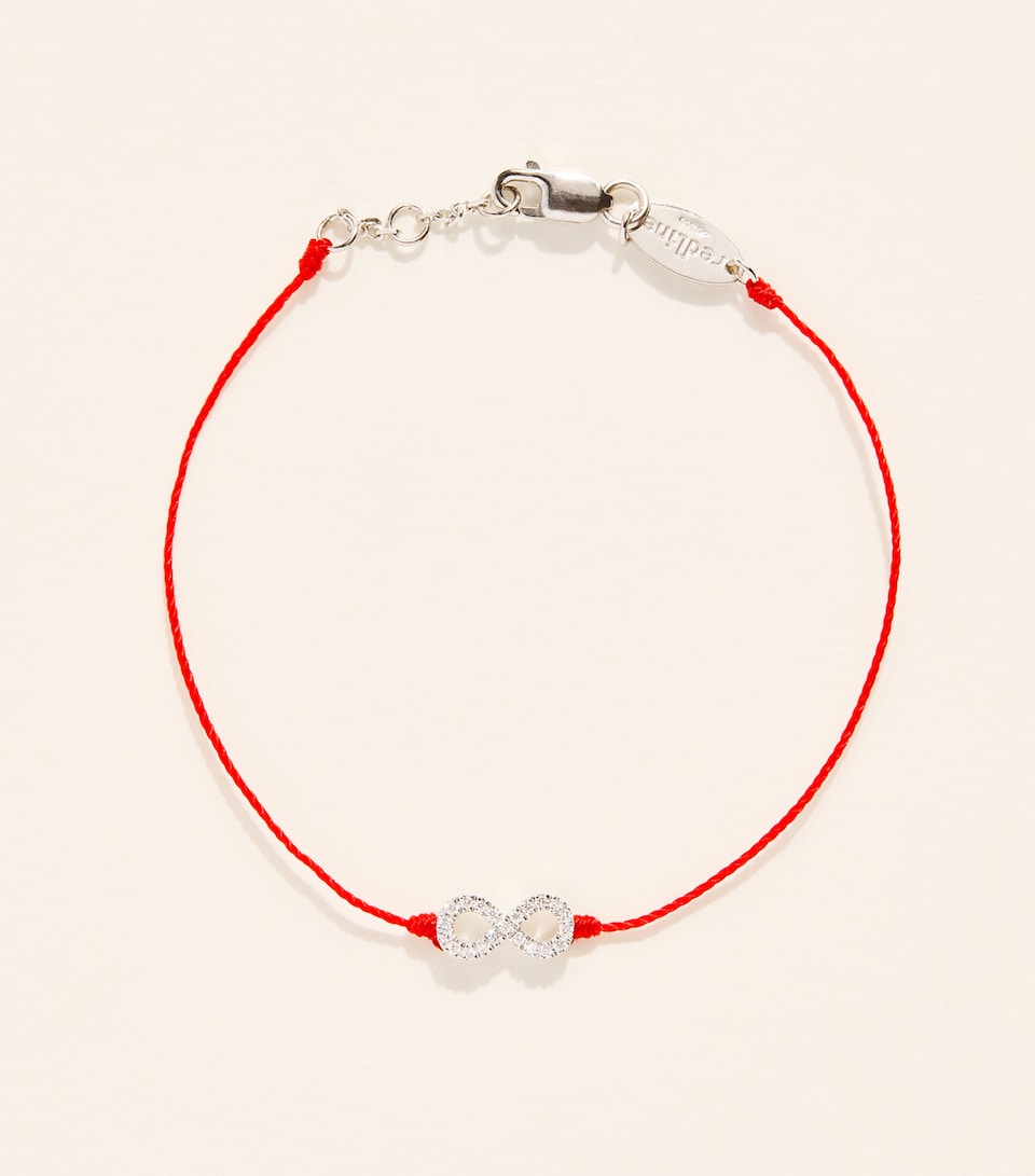 Redline White Gold and Diamond Elyseum Bracelet Red