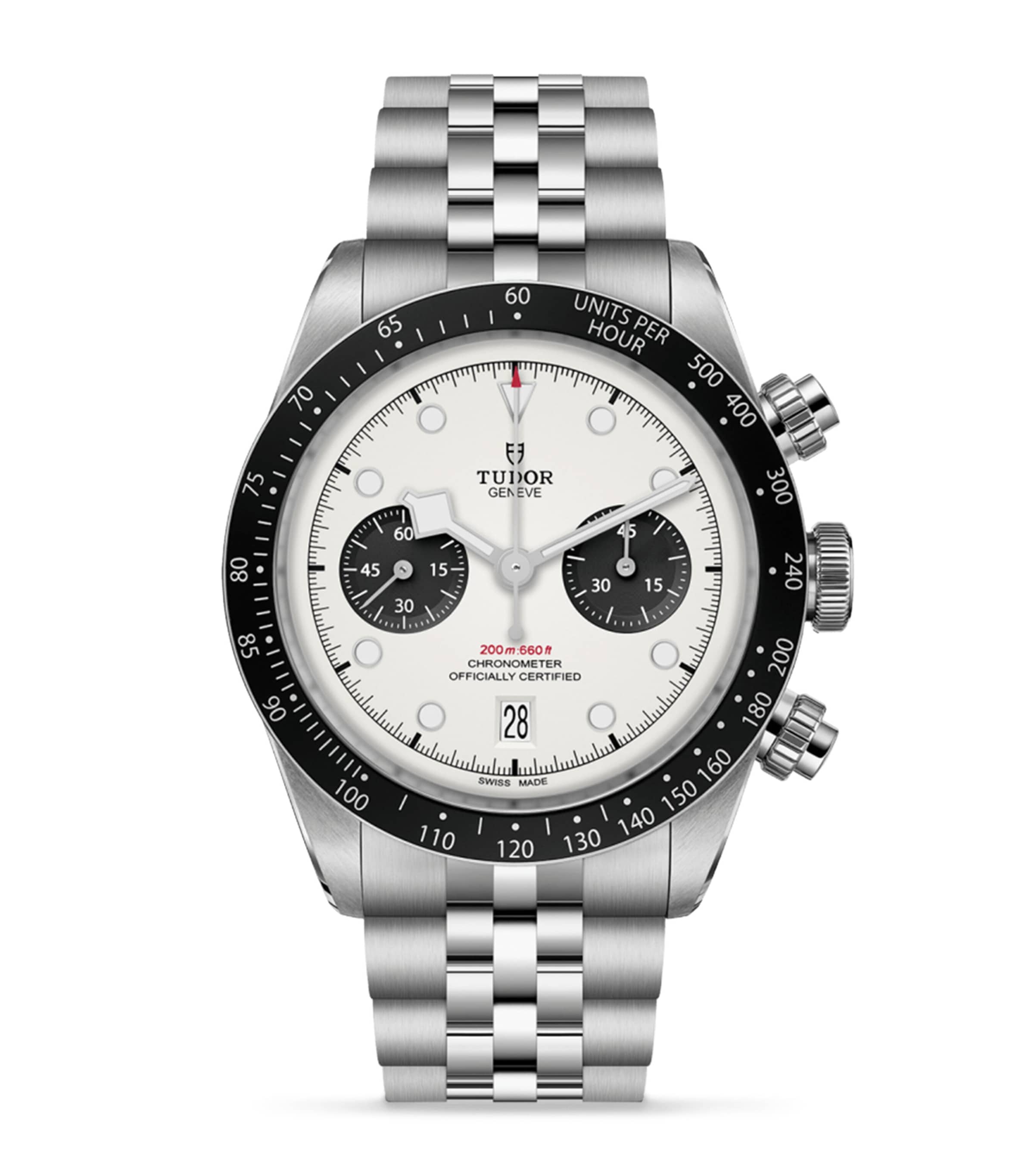 TUDOR Black Bay Chrono Stainless Steel Watch 41mm White