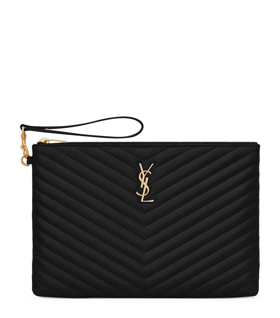 Monogram Saint Laurent Matelassé Tablet Pouch
