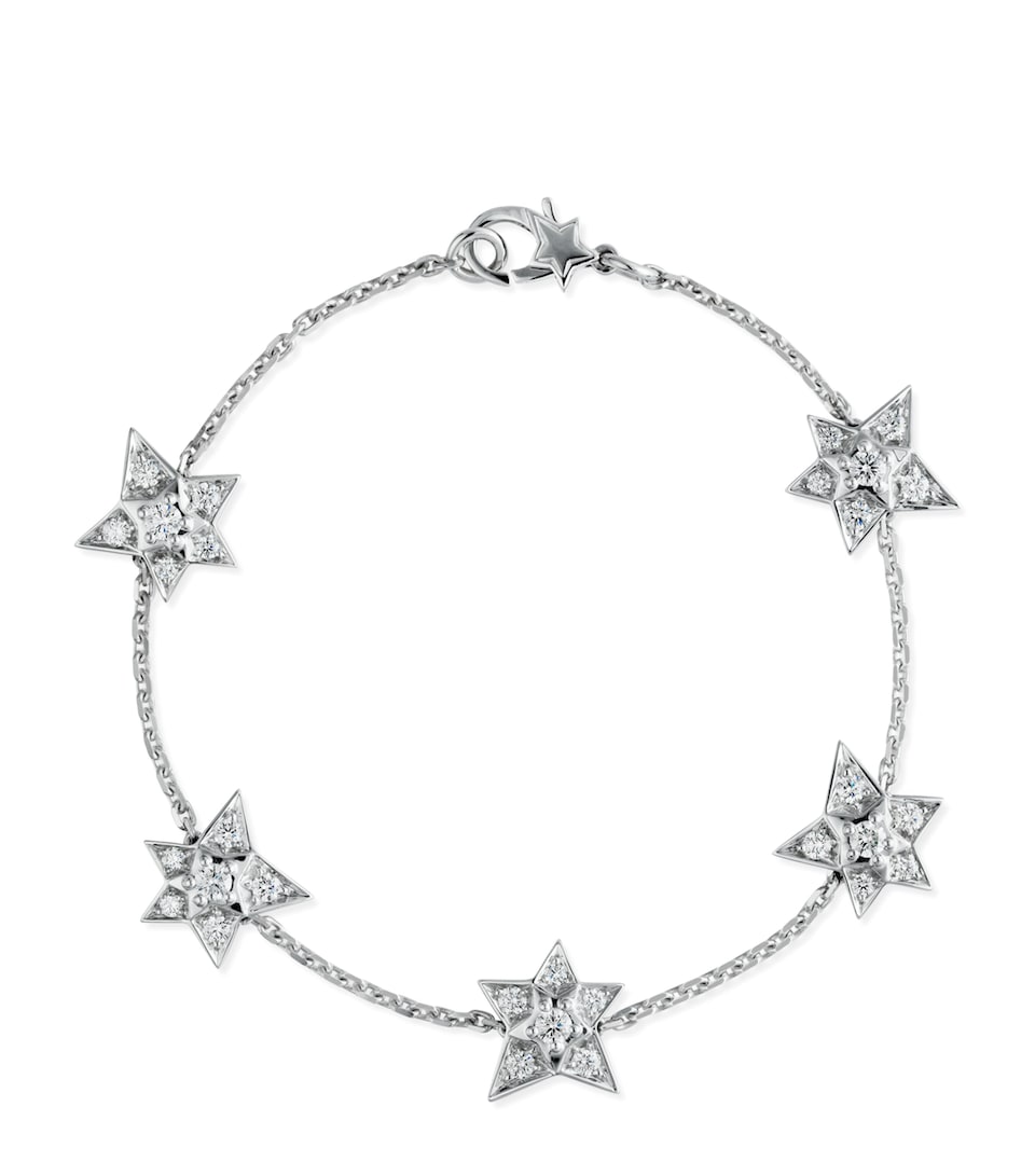 White Gold and Diamond Comète Géode Bracelet