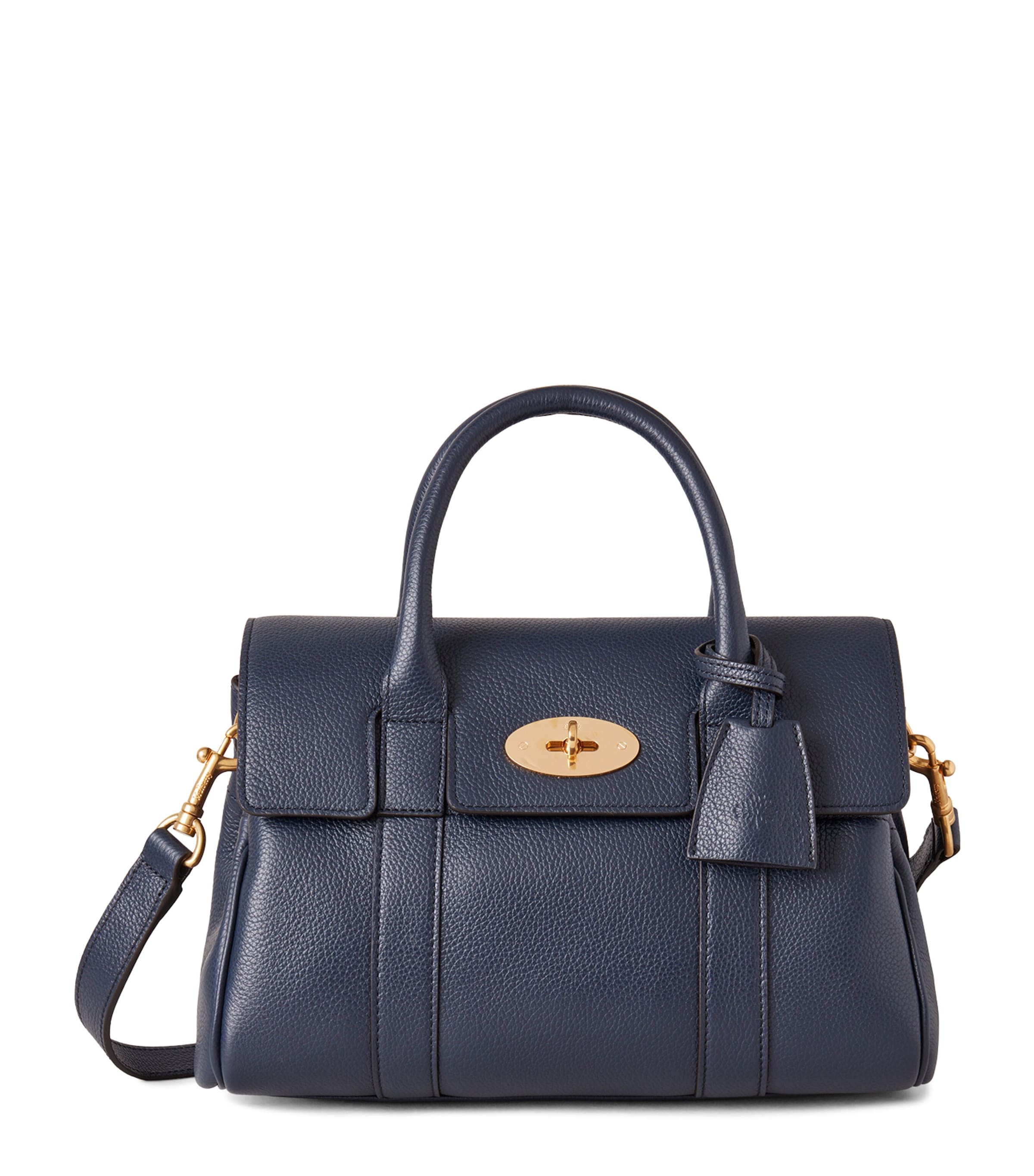 Small Leather Bayswater Satchel Bag