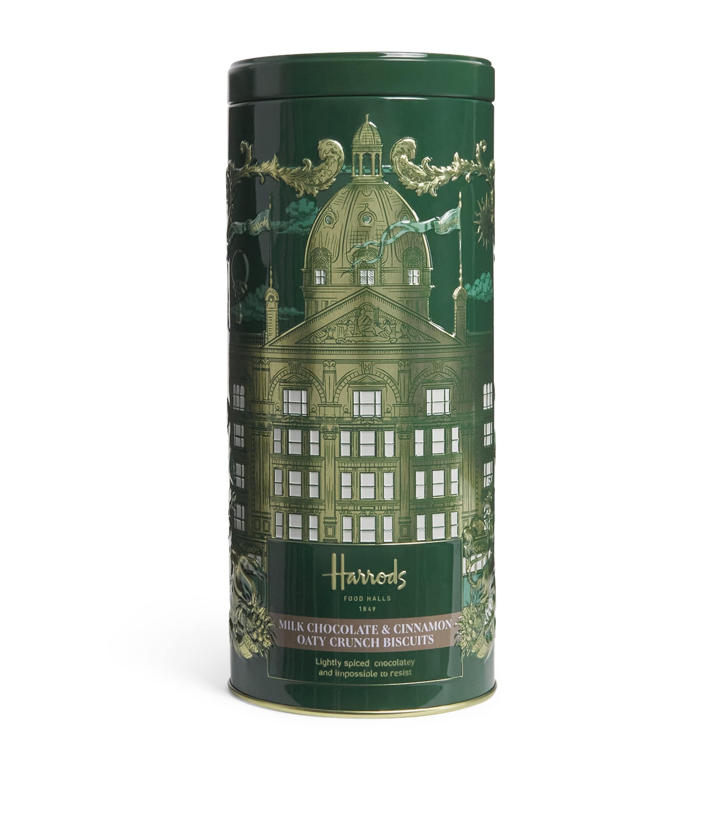 Milk Chocolate and Cinnamon Oaty Crunch Biscuit Tin (200g)