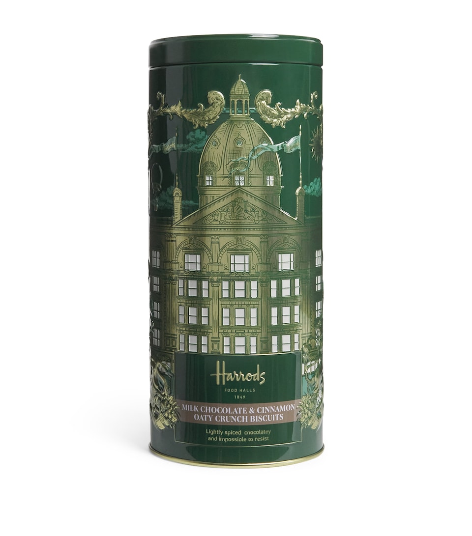 Milk Chocolate and Cinnamon Oaty Crunch Biscuit Tin (200g)