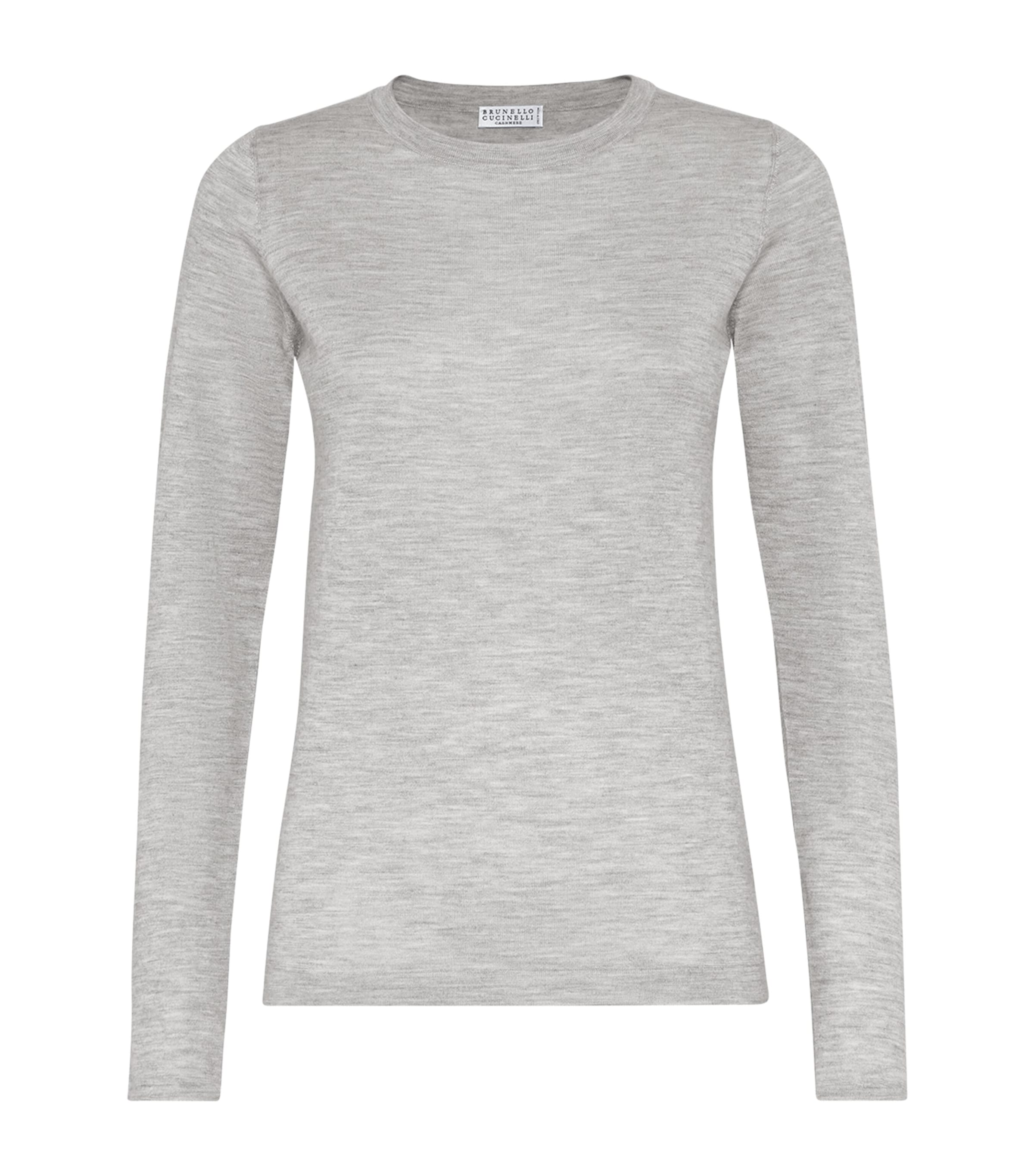 Brunello Cucinelli Womens Cashmere-Silk Sweater
