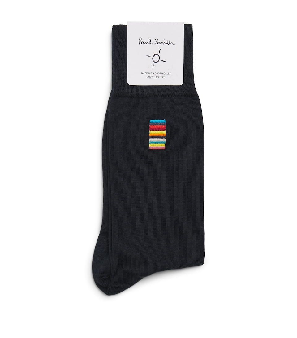 Paul Smith Mens Embroidered Signature Stripe Socks