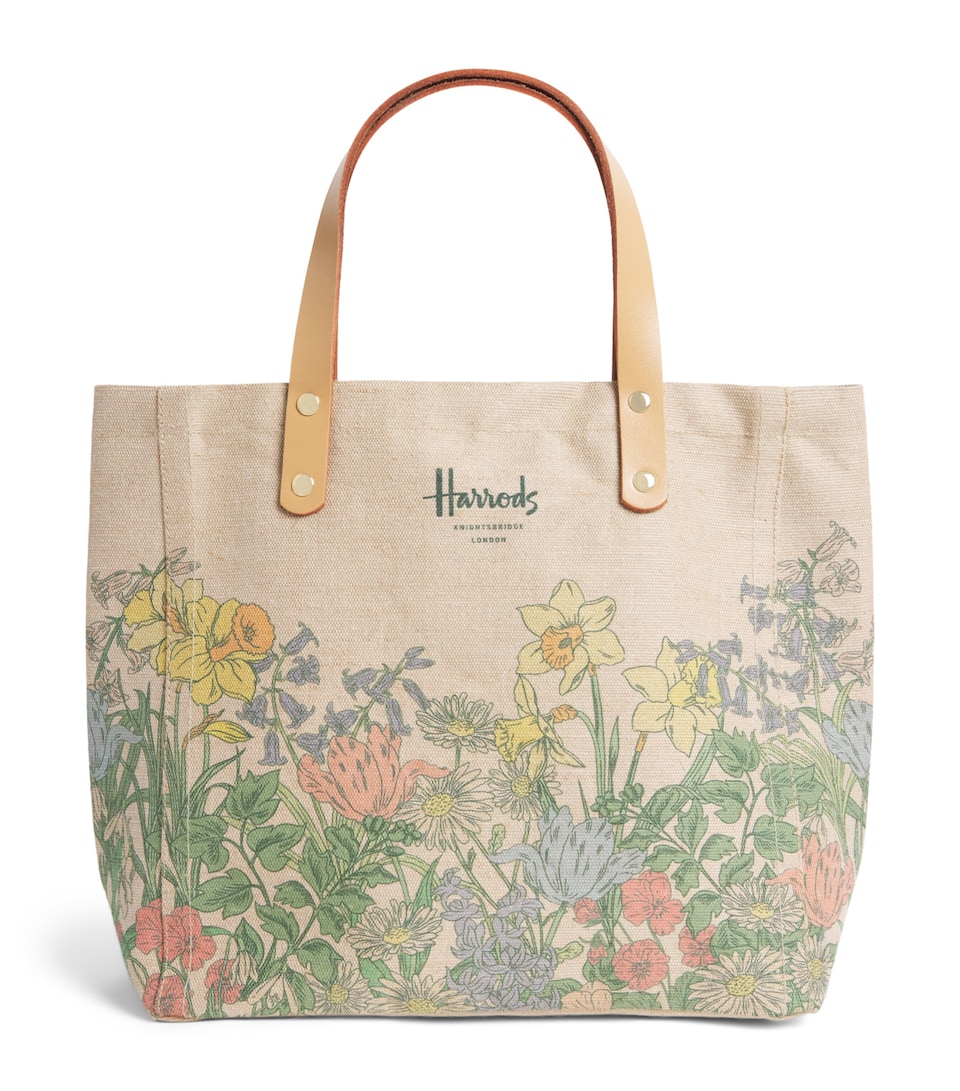 Small Canvas Easter Market Tote Bag